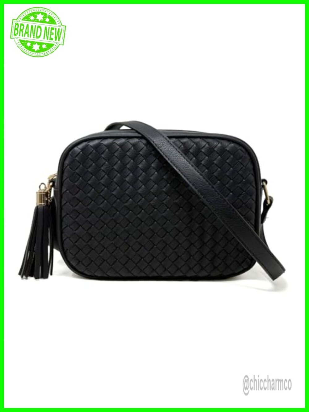 AFKOMST Woven Crossbody Bag for Women Small Boho Purse with Roomy Space